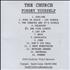 The Church Forget Yourself CD-R acetate US CHUCRFO320073