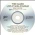 The Clash Live At Shea Stadium CD-R acetate Japanese CSHCRLI462751