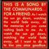 The Communards For A Friend CD single UK COMC5FO60761