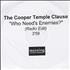The Cooper Temple Clause Who Need's Enemies - 3.59 Mins CD-R acetate UK TCOCRWH237370