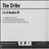 The Cribs I'm A Realist EP CD single US TC1C5IM462020
