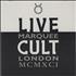 The Cult Live Cult 2-CD album set UK CLT2CLI328183