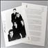 The Cure Biography press pack US CURPPBL101163