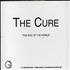 The Cure The End Of The World CD-R acetate US CURCRTH293921