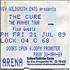 The Cure The Prayer Tour concert ticket UK CURTITH287126