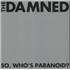 The Damned So, Who's Paranoid?  - 180Gram Clear Vinyl 2-LP vinyl set UK DAM2LSO866435