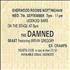 The Damned Ticket memorabilia UK DAMMMTI349406