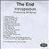 The End (60s) Introspection CD-R acetate UK ENDCRIN331585