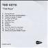 The Keys The Keys CD-R acetate UK TKACRTH264459