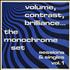 The Monochrome Set Volume, Contrast, Brilliance vinyl LP UK MHRLPVO381705
