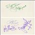 The Moody Blues Collection Of Autographs memorabilia UK MBLMMCO545747