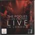 The Pogues Live In London - RSD14 - Red Vinyl 2-LP vinyl set UK POG2LLI602801