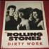 The Rolling Stones Dirty Work poster Japanese ROLPODI350462
