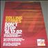 The Rolling Stones Don't Stop poster UK ROLPODO359843