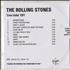 The Rolling Stones Live Licks CD-R acetate US ROLCRLI320359
