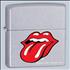 The Rolling Stones Logo Zippo Lighter [Satin Chrome] memorabilia UK ROLMMLO374896