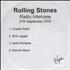 The Rolling Stones Radio Interview CD-R acetate UK ROLCRRA369456