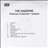 The Shadows Platinum Collection Sampler CD-R acetate UK SHDCRPL334206