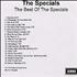 The Specials The Best Of The Specials CD-R acetate UK SPECRTH224615