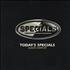 The Specials Today's Specials - Album Sampler CD single UK SPEC5TO166253