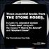 The Stone Roses Three Essential Fracks From The Stone Roses CD single US STOC5TH255405
