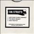 The Streets The Streets - Sampler CD single UK RETC5TH293303