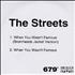 The Streets When You Wasn't Famous CD-R acetate UK RETCRWH358793
