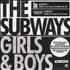 The Subways Girls & Boys CD-R acetate Japanese THXCRGI463012