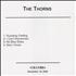 The Thorns The Thorns CD-R acetate US TERCRTH247791