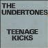 The Undertones Teenage Kicks - 1st - Blue Fold-out p/s - solid centre 7