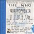 The Who Earls Court Olympia concert ticket UK WHOTIEA353480