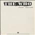 The Who Face Dances - Writting Pad memorabilia US WHOMMFA454168