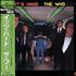 The Who It's Hard vinyl LP Japanese WHOLPIT227928
