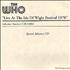 The Who Live At The Isle Of Wright CD-R acetate US WHOCRLI96862
