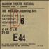 The Who Rainbow Theatre - 1971 concert ticket UK WHOTIRA617572