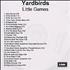 The Yardbirds Little Games CD-R acetate UK YDBCRLI236449
