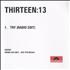 Thirteen 13 Try CD-R acetate UK T0JCRTR514455