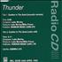 Thunder Castles In The Sand - Live Acoustic CD single UK THUC5CA44747