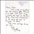 Twinkle Hand Written Letter memorabilia UK T3ZMMHA532718