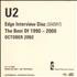 U2 Edge Interview Disc (Short) The Best Of 1990-2000 CD-R acetate UK U-2CRED258149