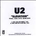 U2 Elevation - Paul Van Dyk Mixes CD-R acetate UK U-2CREL204392
