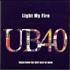 UB40 Light My Fire CD single UK UB4C5LI169507