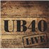 UB40 Live At The O2 Arena London. 12.12.2009 Volume 1 - Clear Vinyl 2-LP vinyl set UK UB42LLI829681