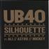 UB40 Silhouette tour programme UK UB4TRSI660125