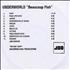 Underworld Beaucoup Fish CD-R acetate UK UDWCRBE131137