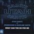 Utah Saints What Can You Do For Me CD-R acetate UK UTACRWH570870