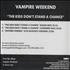 Vampire Weekend The Kids Don't Stand A Chance CD single US VWEC5TH460226