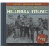 Various-50s/Rock & Roll/Rockabilly Dim Lights, Thick Smoke & Hillbilly Music: Country & Western Hit Parade - 1949 CD album German 50VCDDI863114