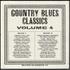 Various-Blues & Gospel Country Blues Classics Volume 4 vinyl LP US V-BLPCO737694