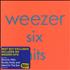 Weezer Six Hits CD single US WEEC5SI463293